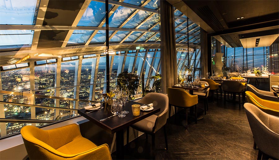 Dining Experience At Fenchurch Restaurant