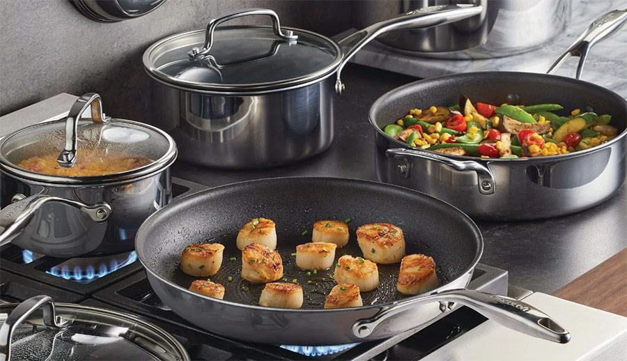 £795 Circulon Stainless Steel Kitchenware