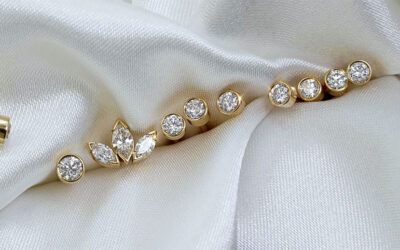 White Gold Diamond Earrings