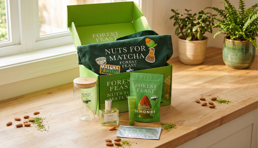 Supply of Forest Feast Matcha Chocolate Almonds