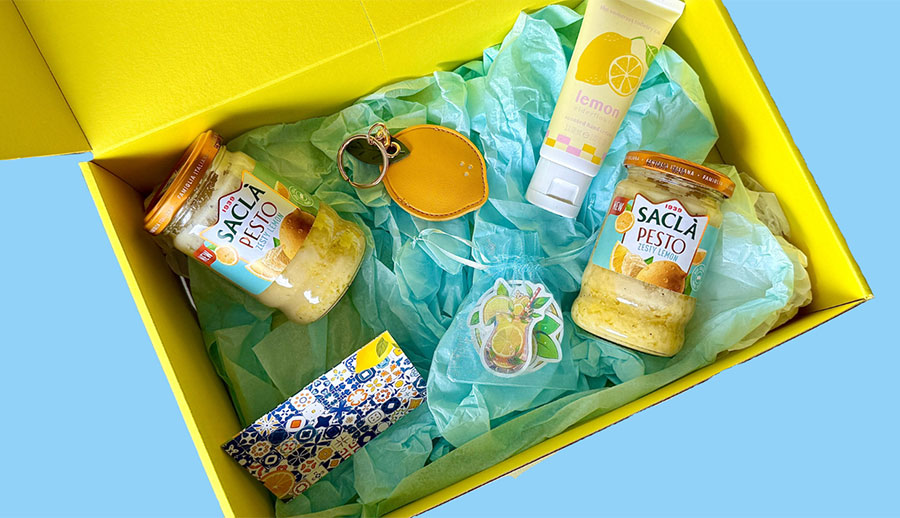 Sacla’ Zesty Lemon Pesto Gift Box