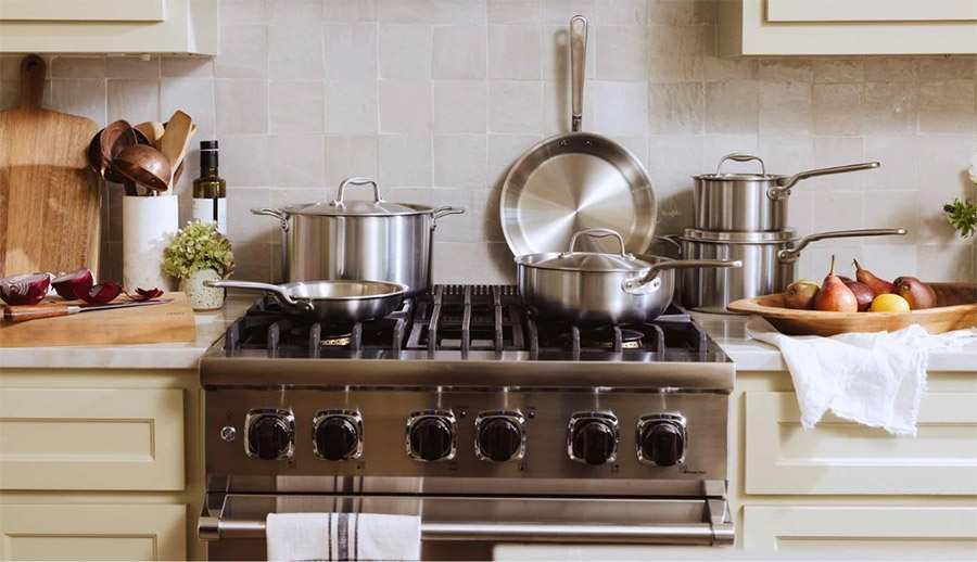 Stainless Clad Cookware Set