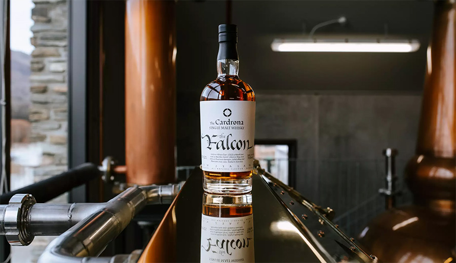 Bottle of Cardrona Distillery’s The Falcon