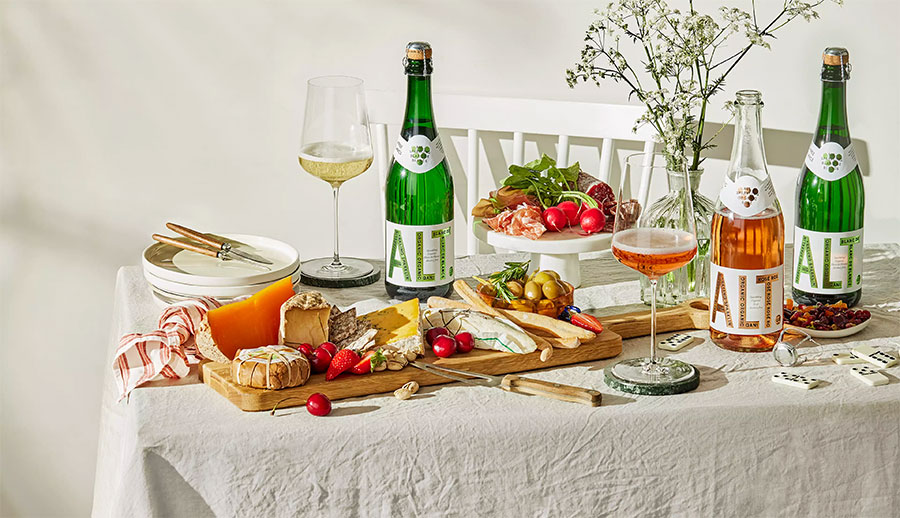12 Bottles of ALT. Non-Alcoholic Wine