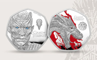 Two Game of Thrones 50p Coins