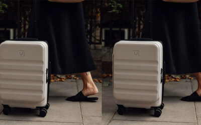 Antler Icon Stripe Dual Opening Suitcase